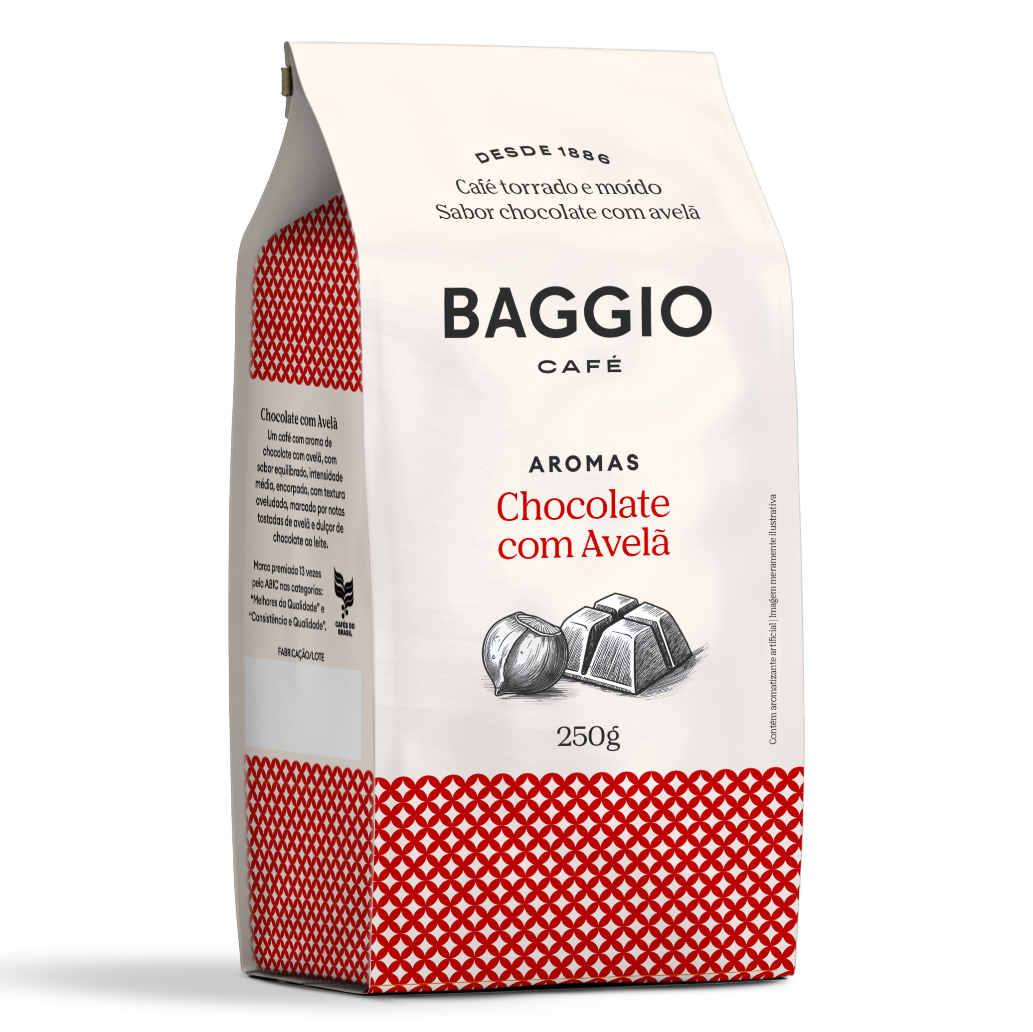 Baggio Aromas Chocolate com Avelã - 250g