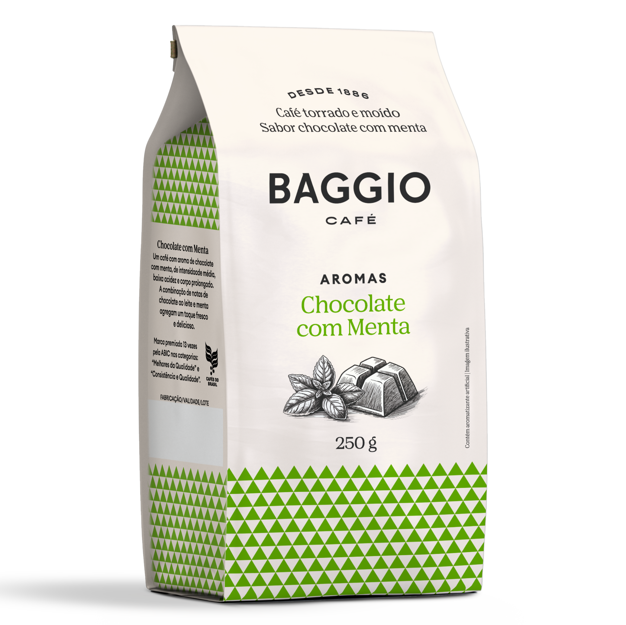 Baggio Aromas Chocolate com Menta - 250g